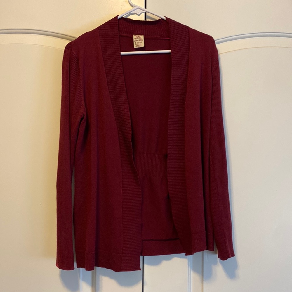 Crimson Cardigan